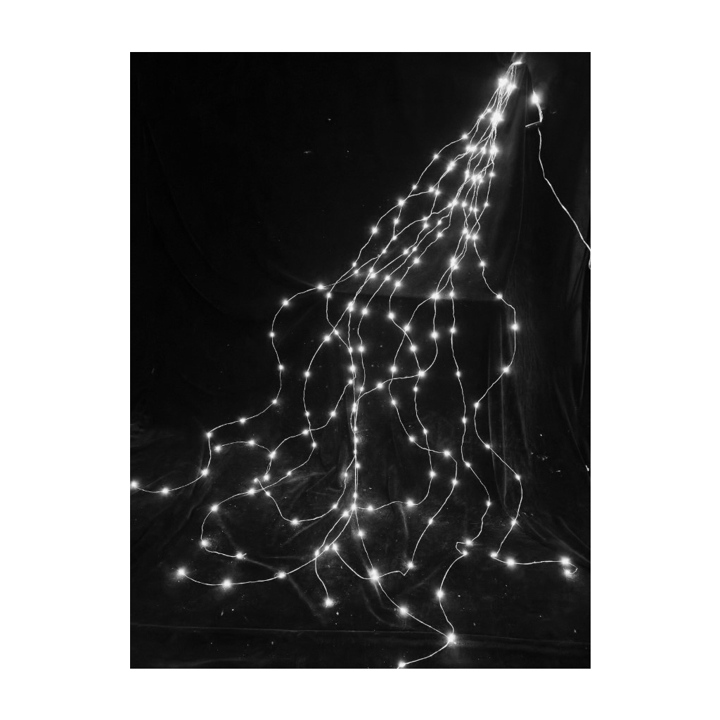 Гірлянда Chomik Оберемок струн 200 LED 10х2 м, холодний білий, IP44, від мережі (5900779901797) - зображення 2