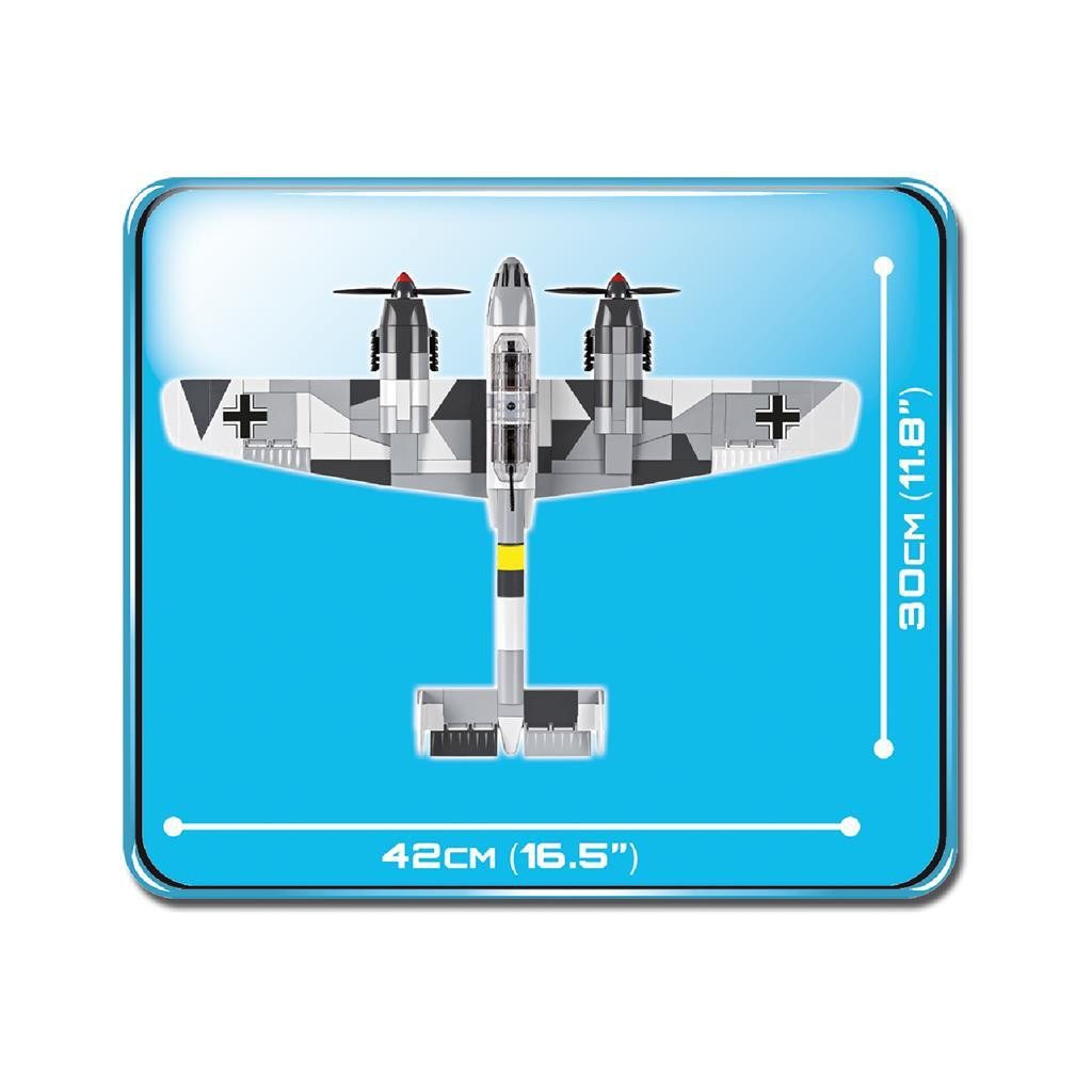 Конструктор Cobi Друга Світова Війна Літак Мессершмітт BF-110, 370 деталей (COBI-5538) - зображення 11