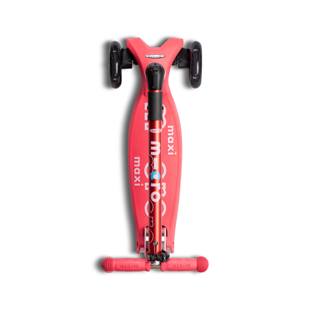 Самокат Micro Maxi Deluxe Foldable LED Coral Pink (MMD093) - зображення 5