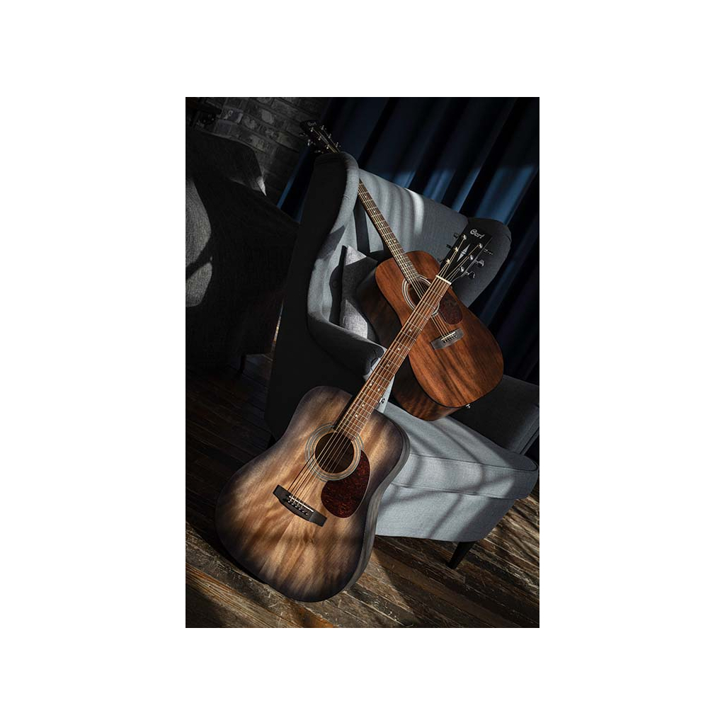 Гітара акустична Cort Earth 60M Open Pore Trans Black Burst (Earth60M OPTB) - зображення 3