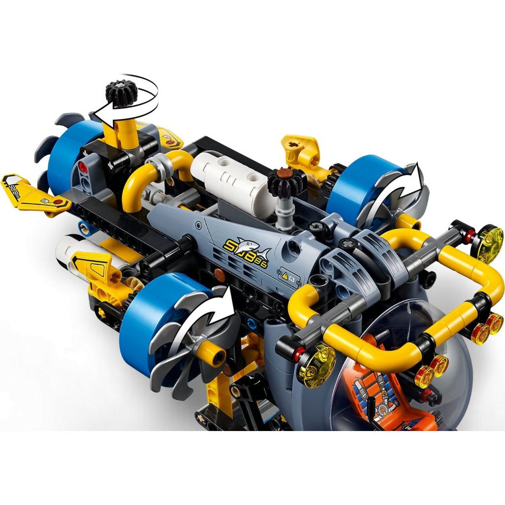 Конструктор LEGO Technic Глибоководний дослідницький підводний човен (42201) - зображення 4