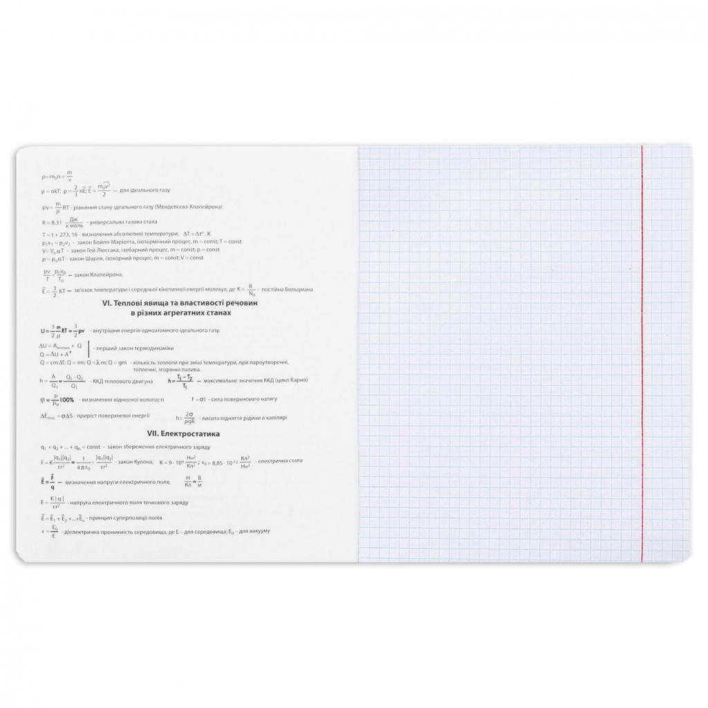 Зошит Yes предметний ФІЗИКА Fusion 48 аркушів, клітинка (767462) - зображення 3