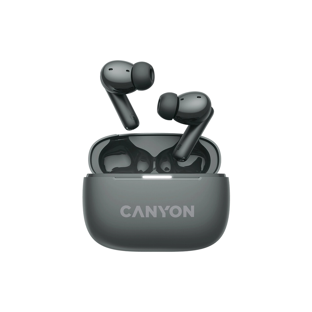 Навушники Canyon TWS-10 OnGo ANC ENC Graphite (CNS-TWS10B) - зображення 1