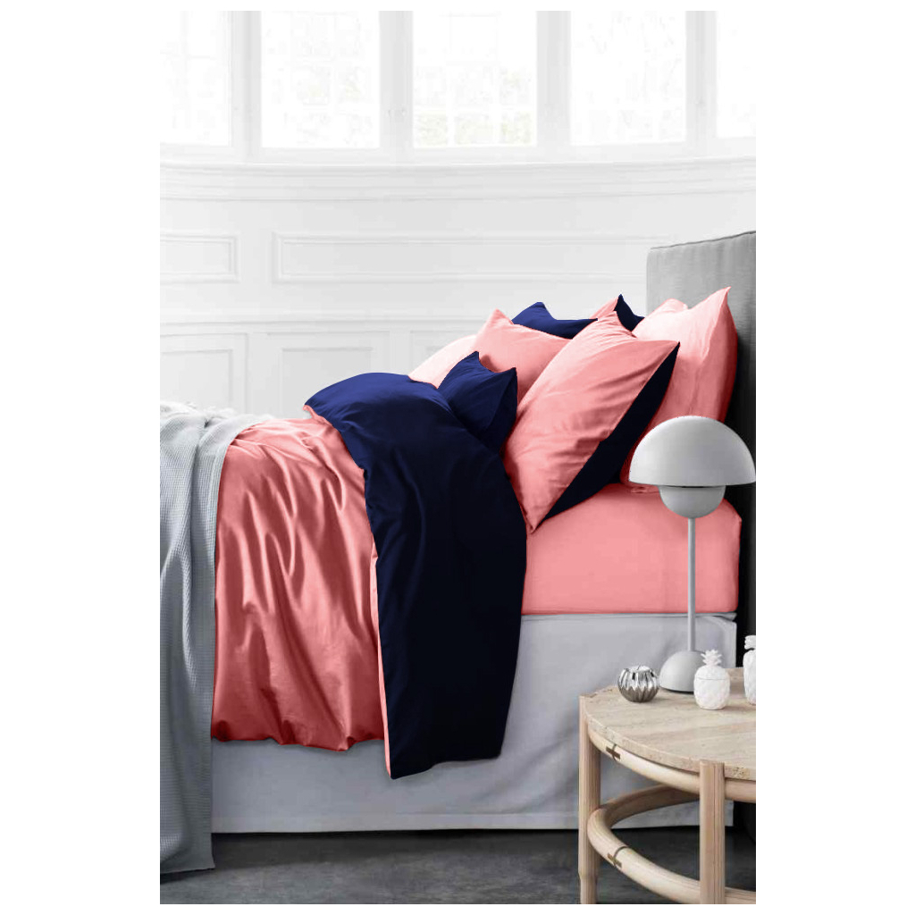 Постільна білизна MirSon Сатин Premium Delphinium 0132+4052 143х210 (2200000687197) - зображення 1