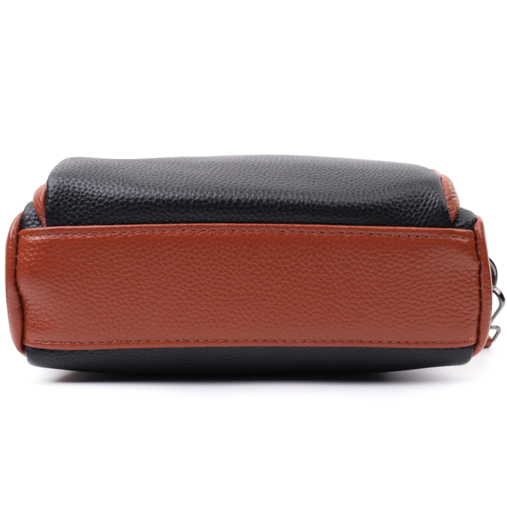 Сумка Vintage З натуральної шкіри Чорна (22588) - зображення 6