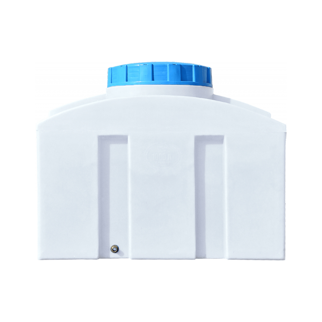 Ємність для води Пласт Бак квадратна харчова 1000 л прямокутна біла (1406) - зображення 2