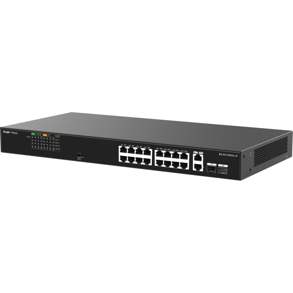 Комутатор мережевий Ruijie Networks RG-ES118FGS-LP - изображение 2
