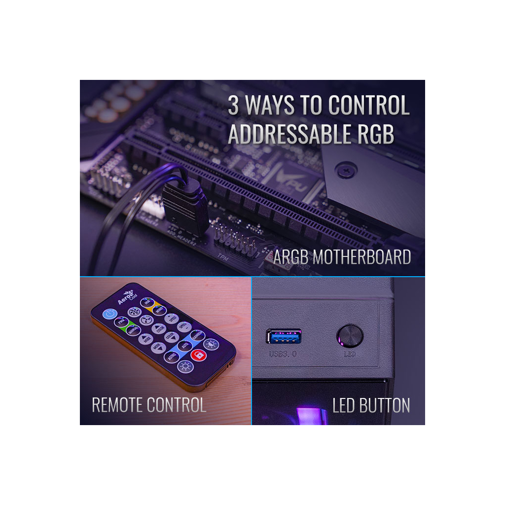 Кулер до корпусу AeroCool Mirage 12 ARGB Pro (ACF3-MR10227.11) - изображение 6