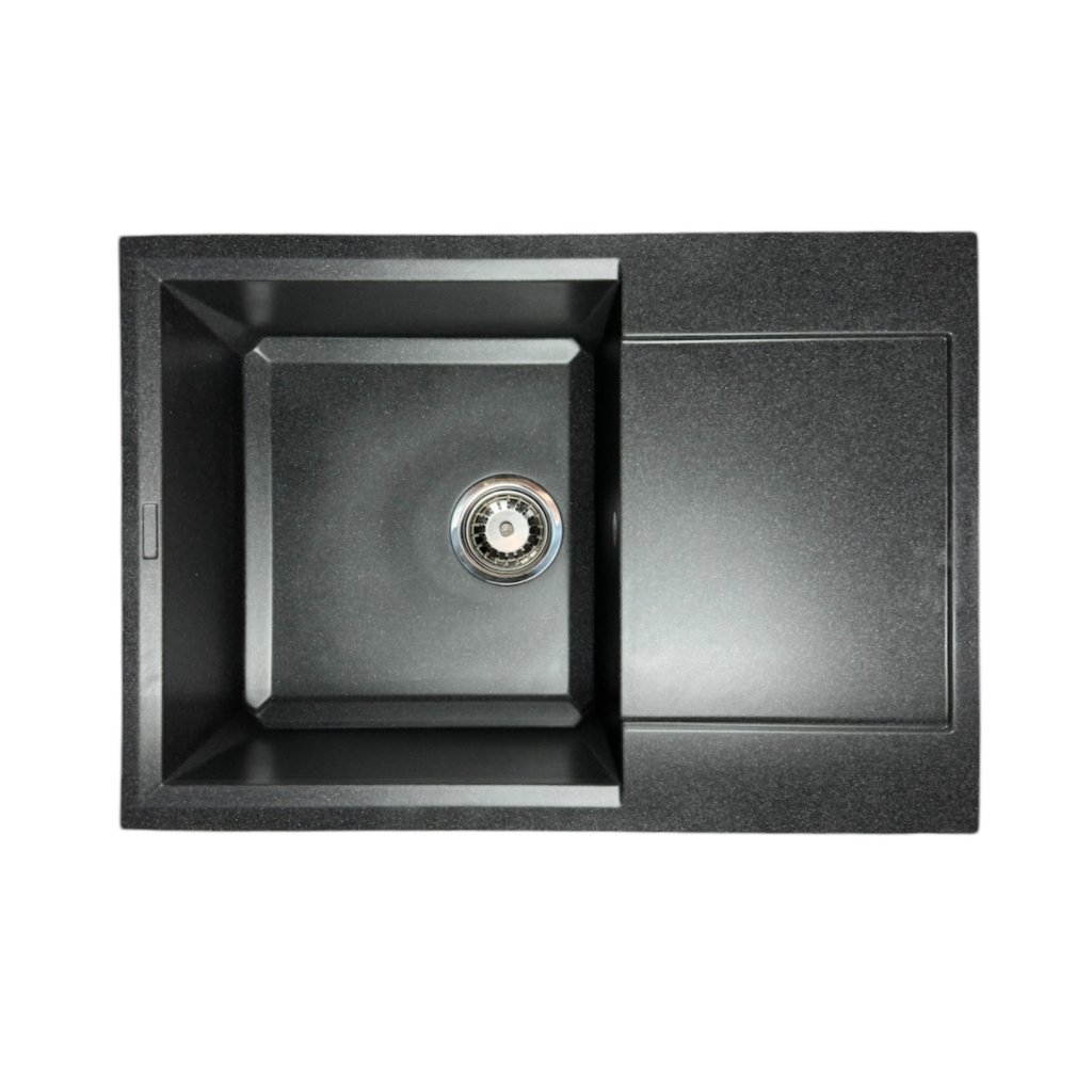 Мийка кухонна Adamant Horizon Medium графіт + змішувач (4824296104413) - зображення 3