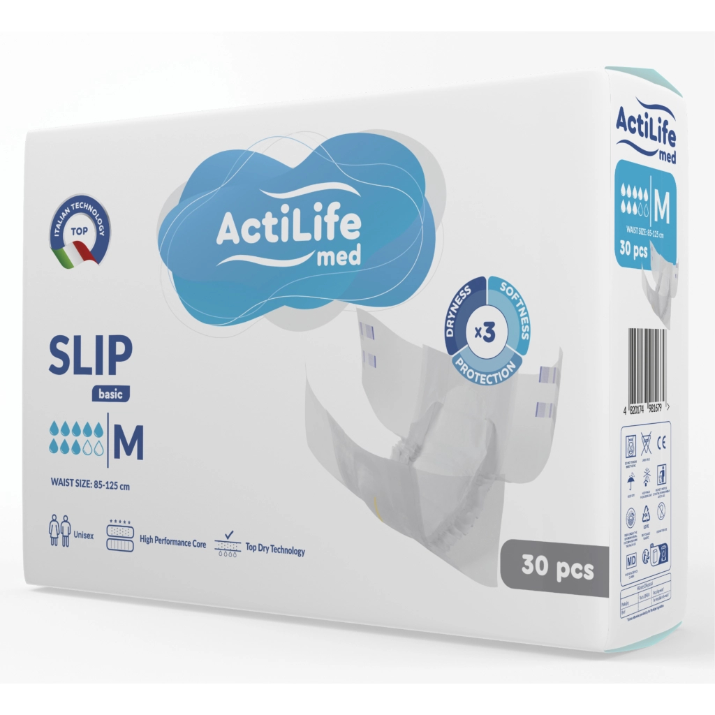 Підгузки для дорослих ActiLife Med Basic M, 30 шт (4820174981679) - зображення 1