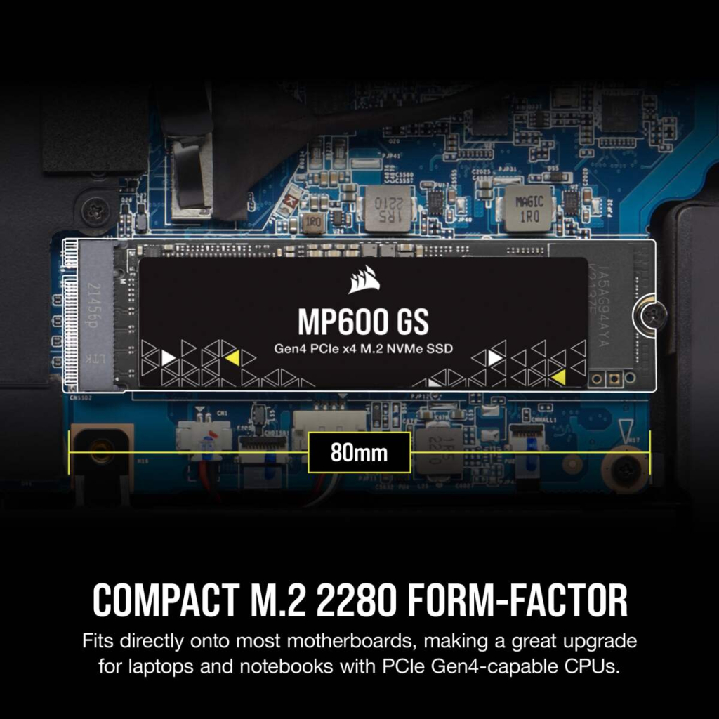 Накопичувач SSD M.2 2280 2TB MP600GS Corsair (CSSD-F2000GBMP600GS) - изображение 11