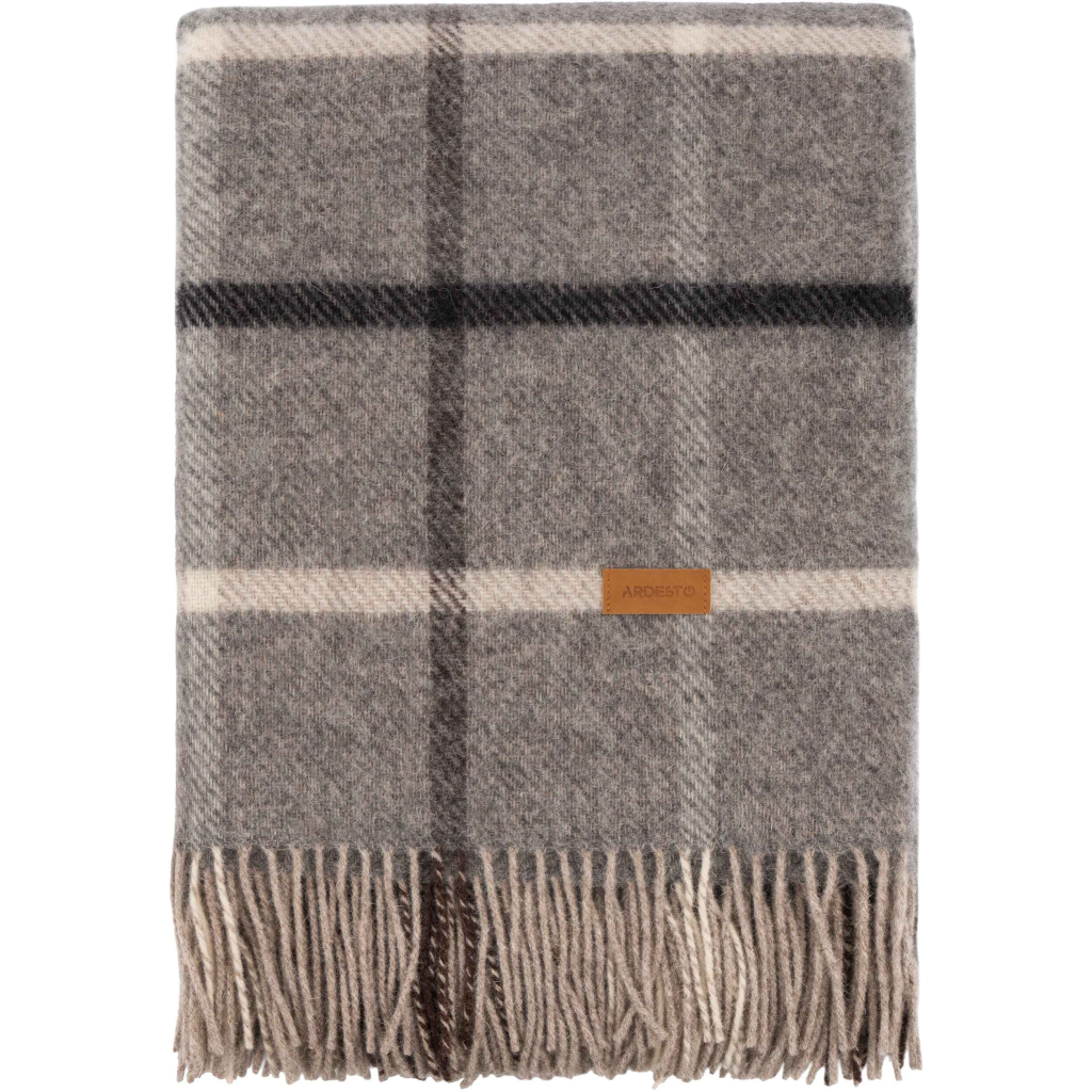 Плед Ardesto Leonardo Alpina 100% вовна, сірий 140x200 см (ART0703LM) - picture 3