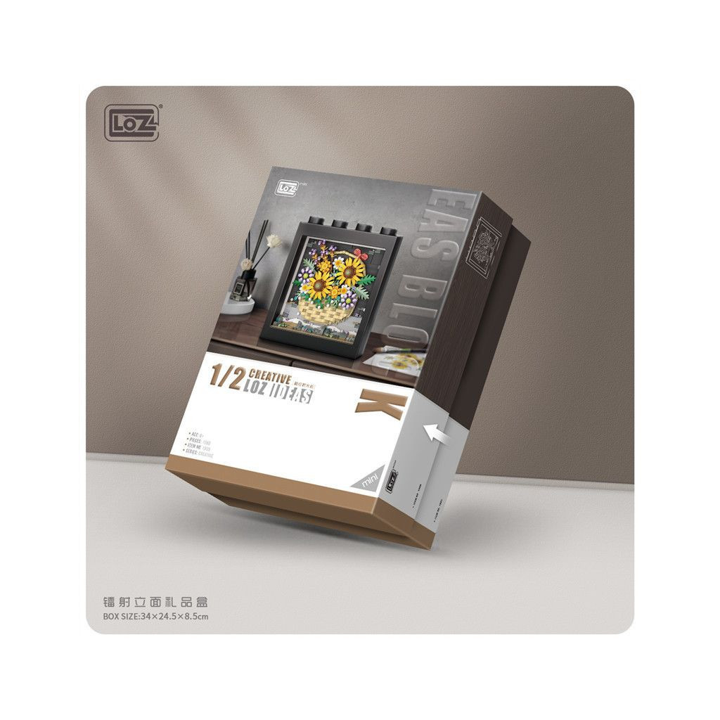 Конструктор LOZ Кошик із соняшниками (1905) - зображення 3