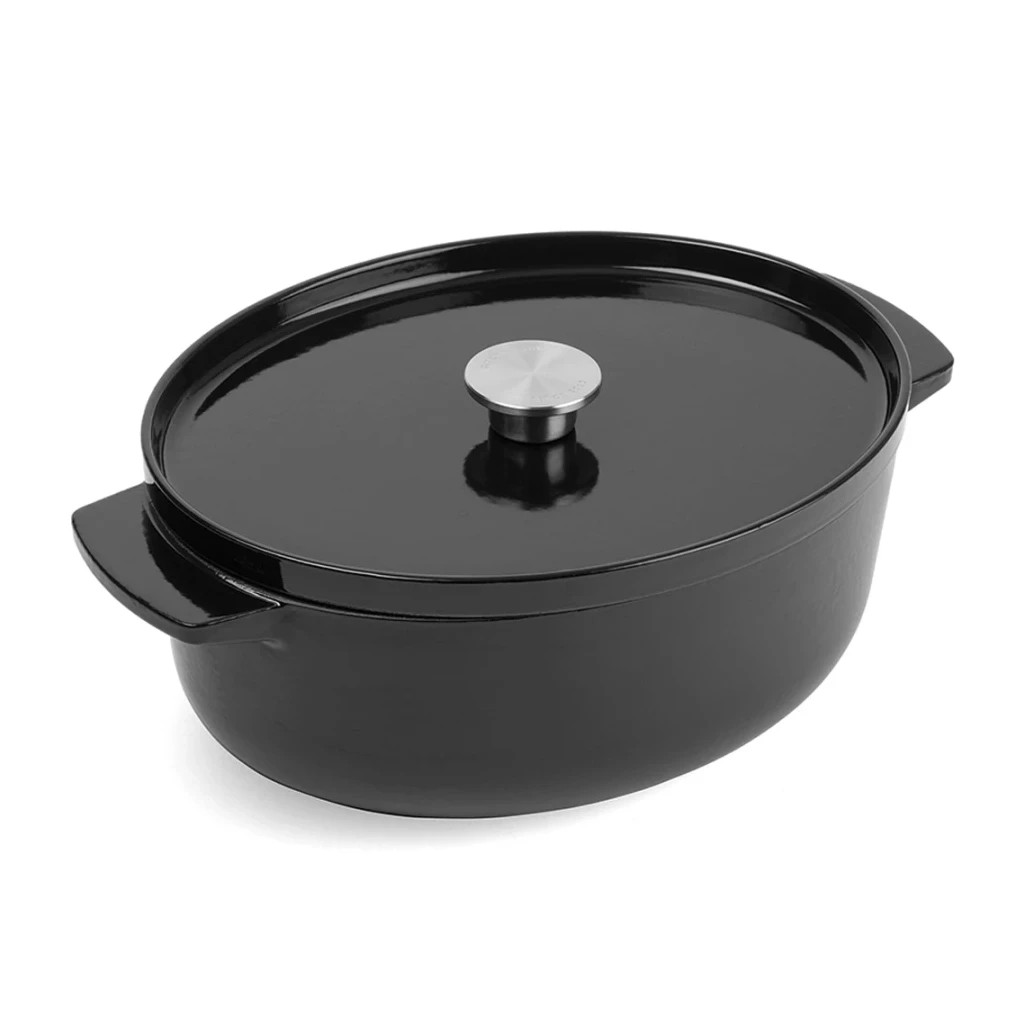 Гусятниця KitchenAid Cast Iron 30 см 5,6 л Чорна (CC006064-001) - зображення 1