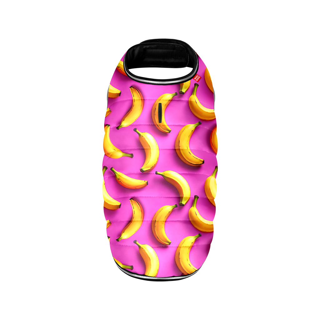 Курточка для тварин WAUDOG Clothes Банани на рожевому L (505-4055) - зображення 3