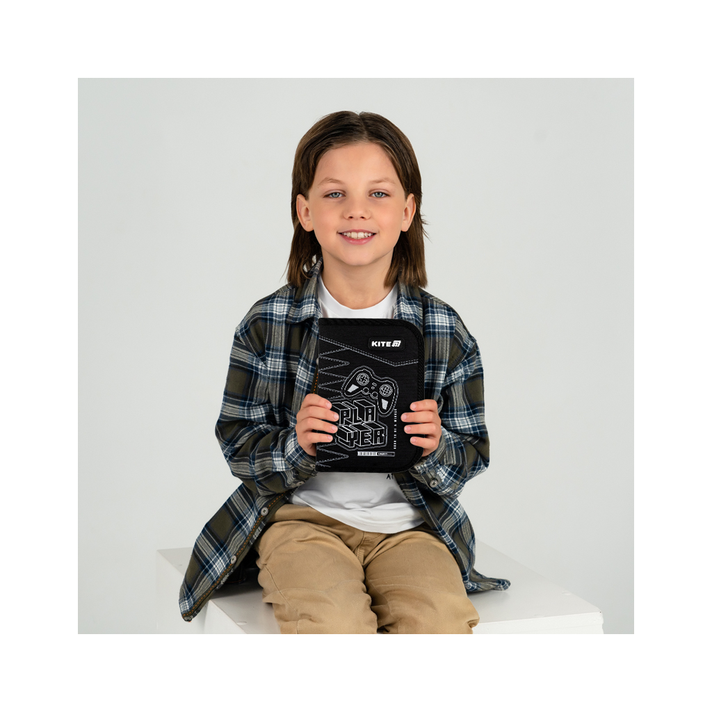 Пенал Kite Player 1 відділення, 2 відвороти (K25-622H-6) - зображення 8