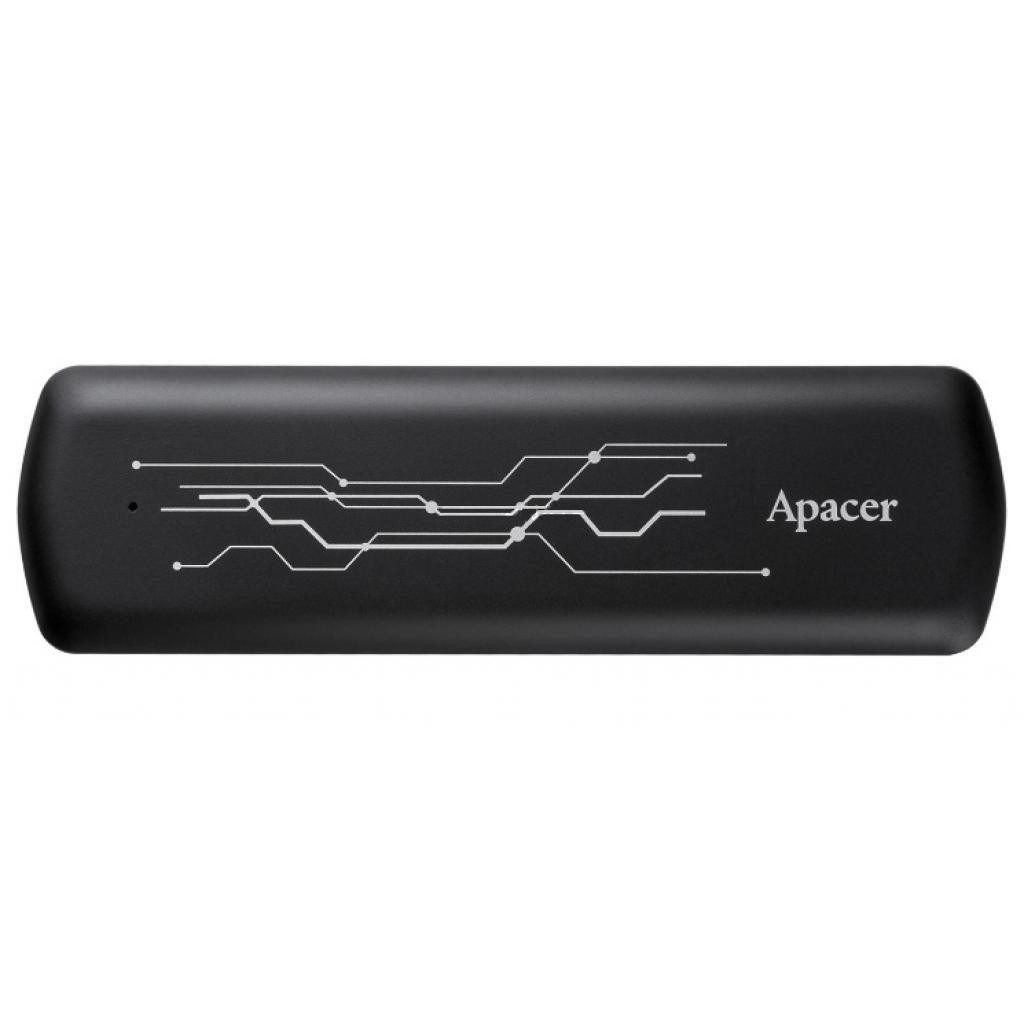 Накопичувач SSD USB-C 1TB Apacer (AP1TBAS722B-1) - зображення 1
