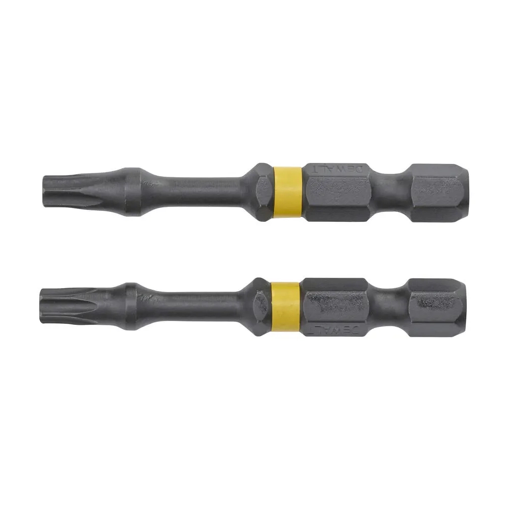 Набір біт DeWALT IMPACT TORSION, ударні, T20, L=50 мм, 2 шт + магнітний тримач (DT70537T) - зображення 2