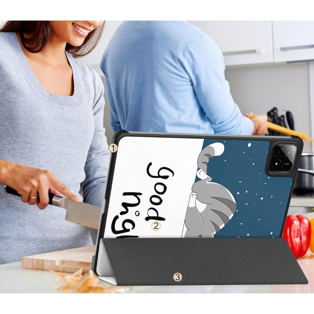 Чохол до планшета BeCover Smart Case Xiaomi Pad 7 / 7 Pro 11.2" Good Night (712806) - зображення 9