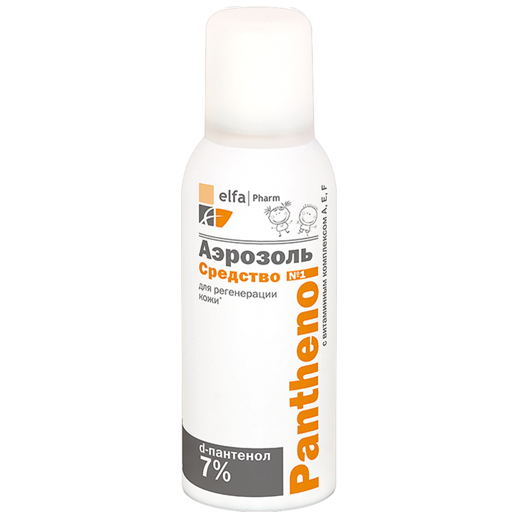 Засіб після засмаги Elfa Pharm Panthenol Аерозоль з вітамінним комплексом A, E, F 150 мл (5901845500630) - зображення 1