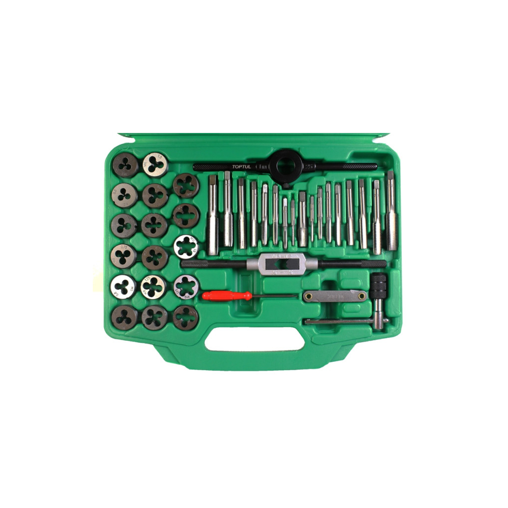 Набір мітчиків і плашок Toptul 40 шт. М3-М12 (JGAI4001) - зображення 2