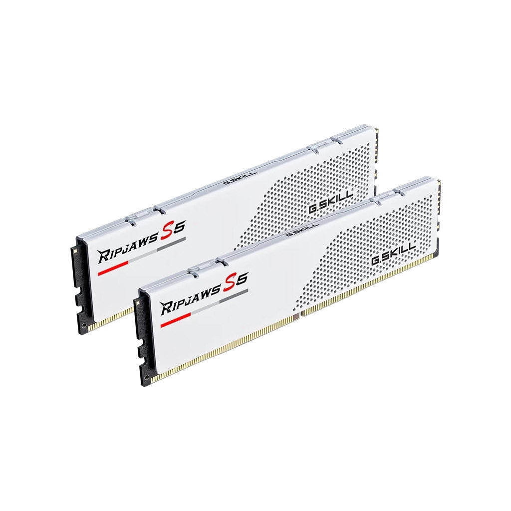 Модуль пам'яті для комп'ютера DDR5 32GB (2x16GB) 5200 MHz Ripjaws S5 Matte White G.Skill (F5-5200J4040A16GX2-RS5W) - зображення 2