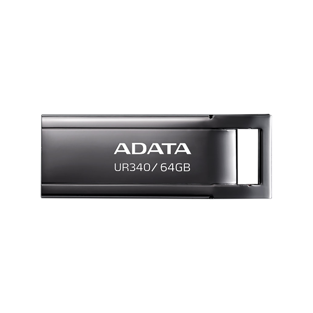 USB флеш накопичувач ADATA 64GB UR340 Black USB 3.2 (AROY-UR340-64GBK) - зображення 1