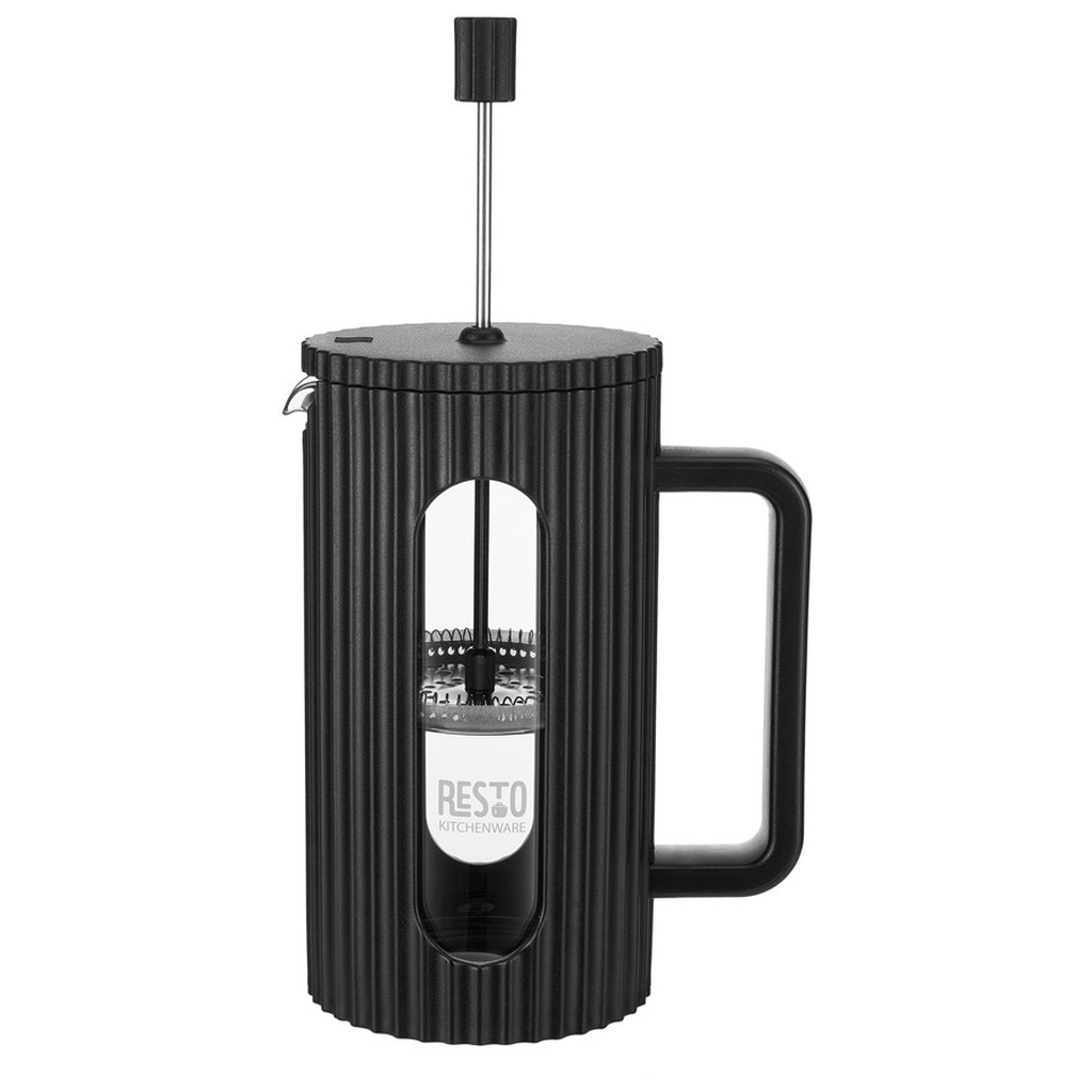 Френч-прес Resto Keid бамбук 1000 мл чорний (90531) - зображення 1
