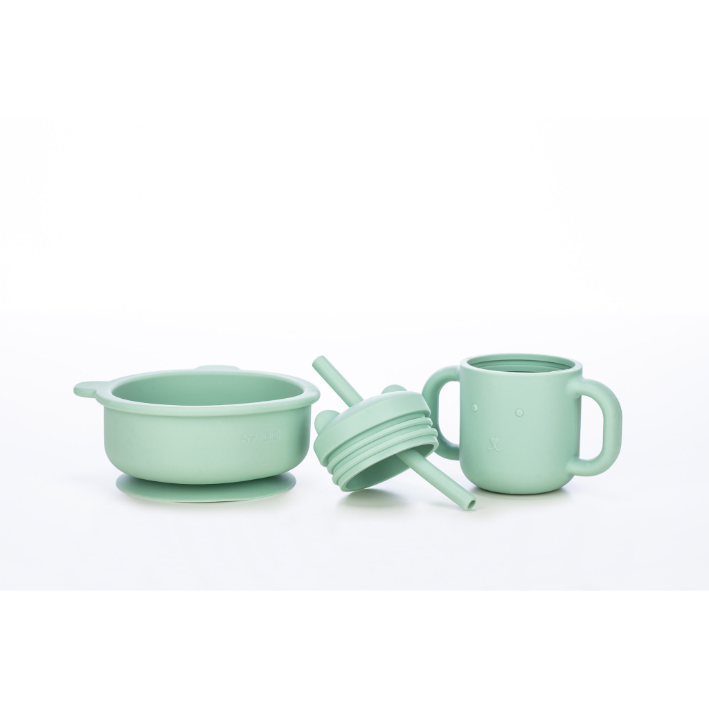 Тарілка дитяча FreeON Lion, силіконова mint (46316) - зображення 3