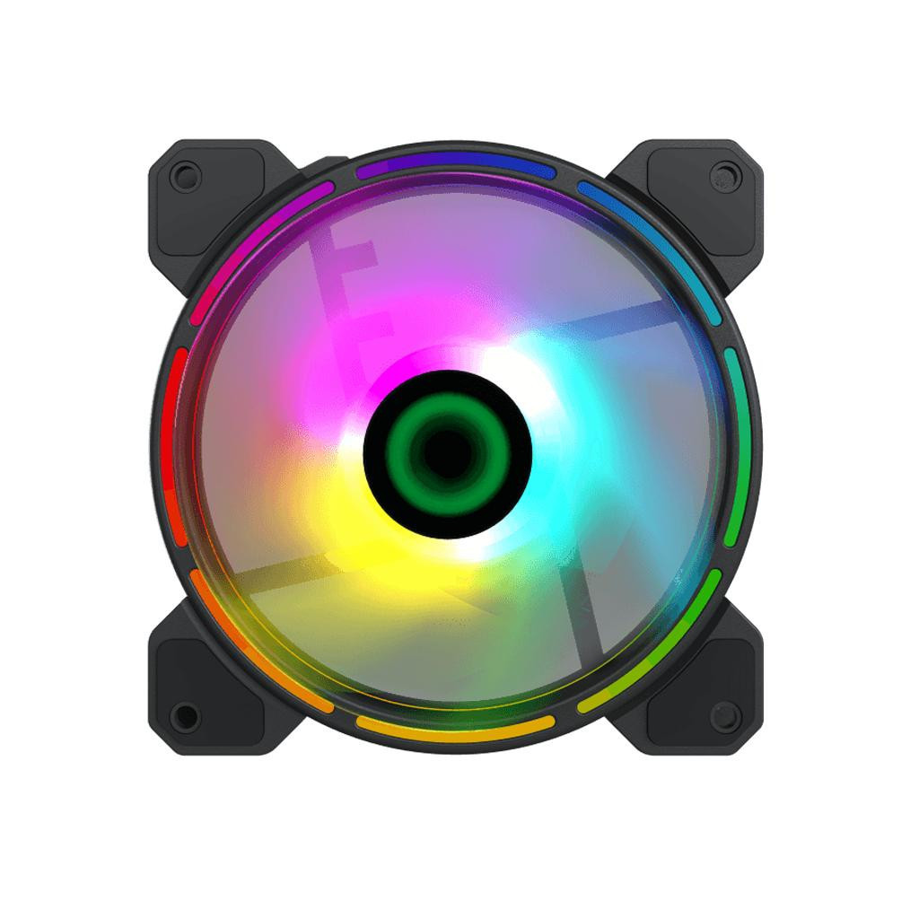 Кулер до корпусу Gamemax FN-12Rainbow-D - зображення 1