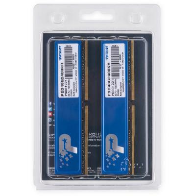 Модуль пам'яті для комп'ютера DDR4 8GB (2x4GB) 2400 MHz Patriot (PSD48G2400KH) - зображення 2