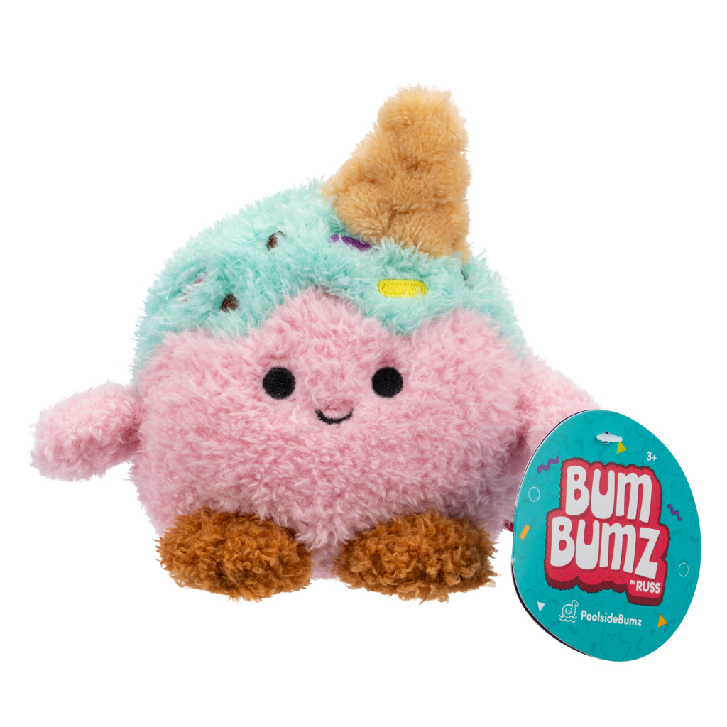 М'яка іграшка BumBumz PoolsideBumz Морозиво Ізабелла, 11 см (RBBZ00723) - зображення 1