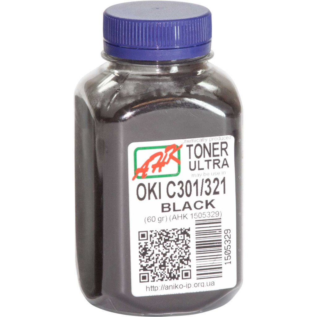 Тонер OKI C301/321, 60г Black AHK (1505329) - зображення 1