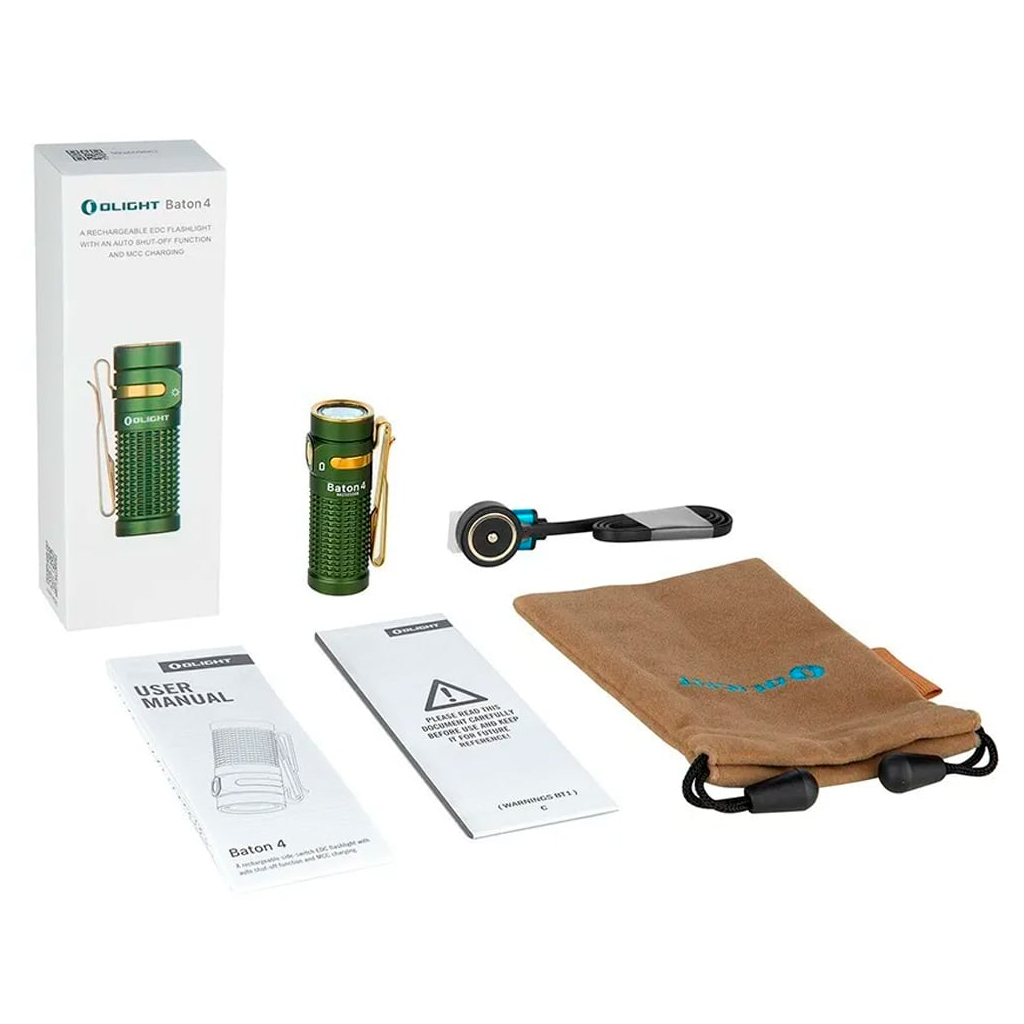 Ліхтар Olight Baton 4 OD Green (0.0000.0862) - зображення 7
