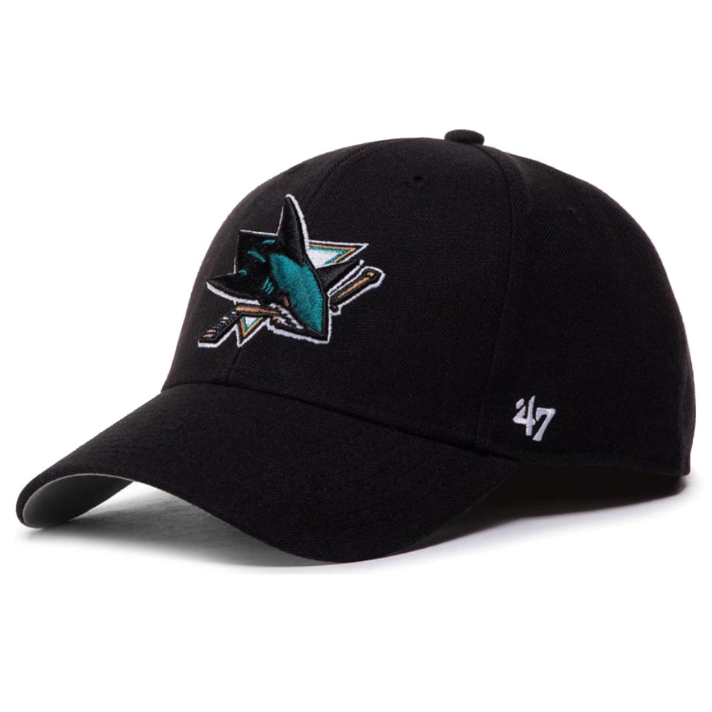 Кепка 47 Brand NHL San Jose Sharks H-MVP22WBV-BK чорний, сірий (888442734505) - зображення 1
