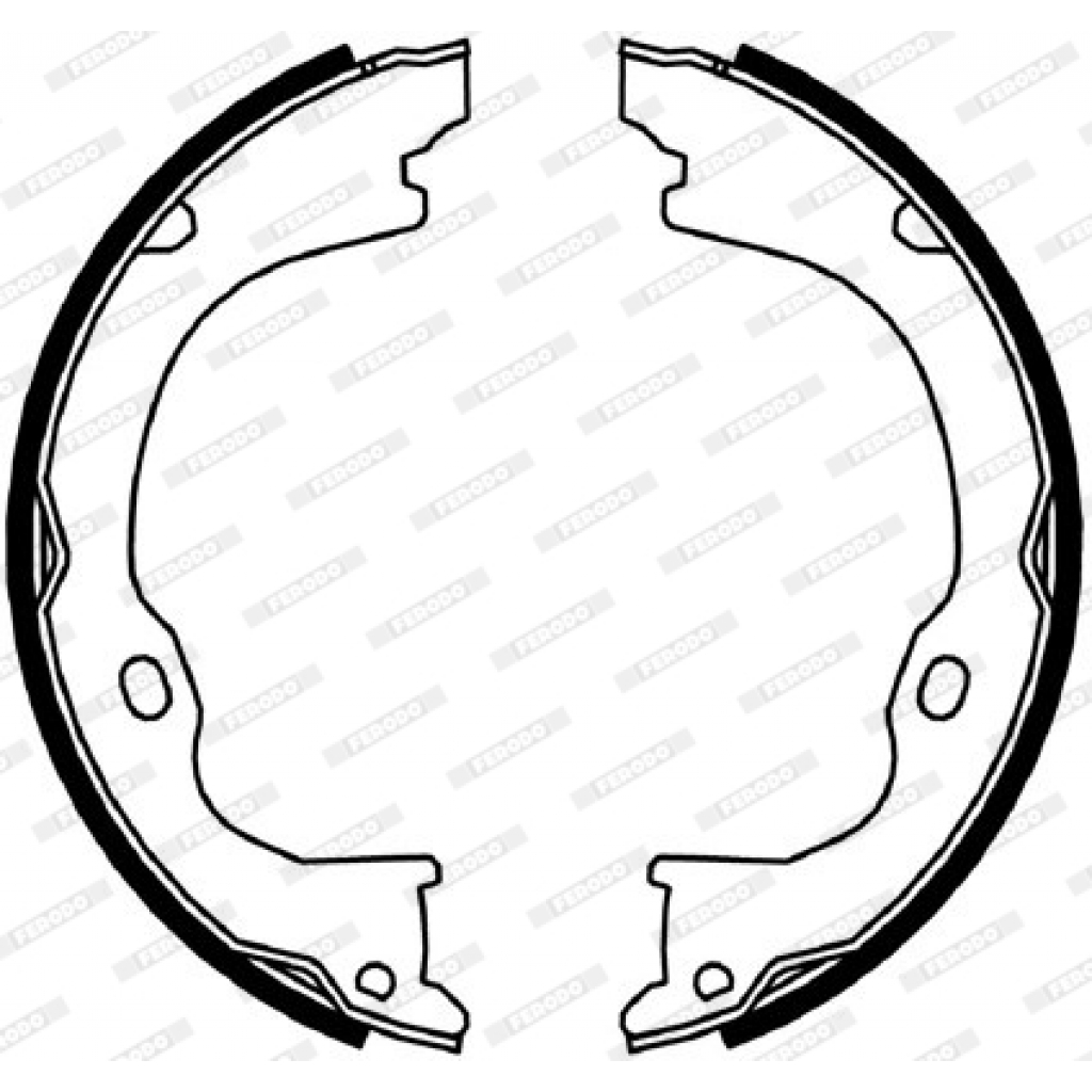 Гальмівні колодки FERODO FSB4060 - зображення 1