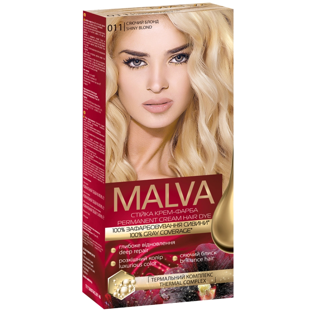 Фарба для волосся Acme Color Malva Color Revive Стійка 011 - Сяючий блонд (4823115502865) - изображение 1