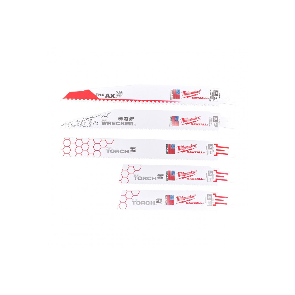 Полотно Milwaukee для шабельної пили SAWZALL, 5шт (49222205) - зображення 2
