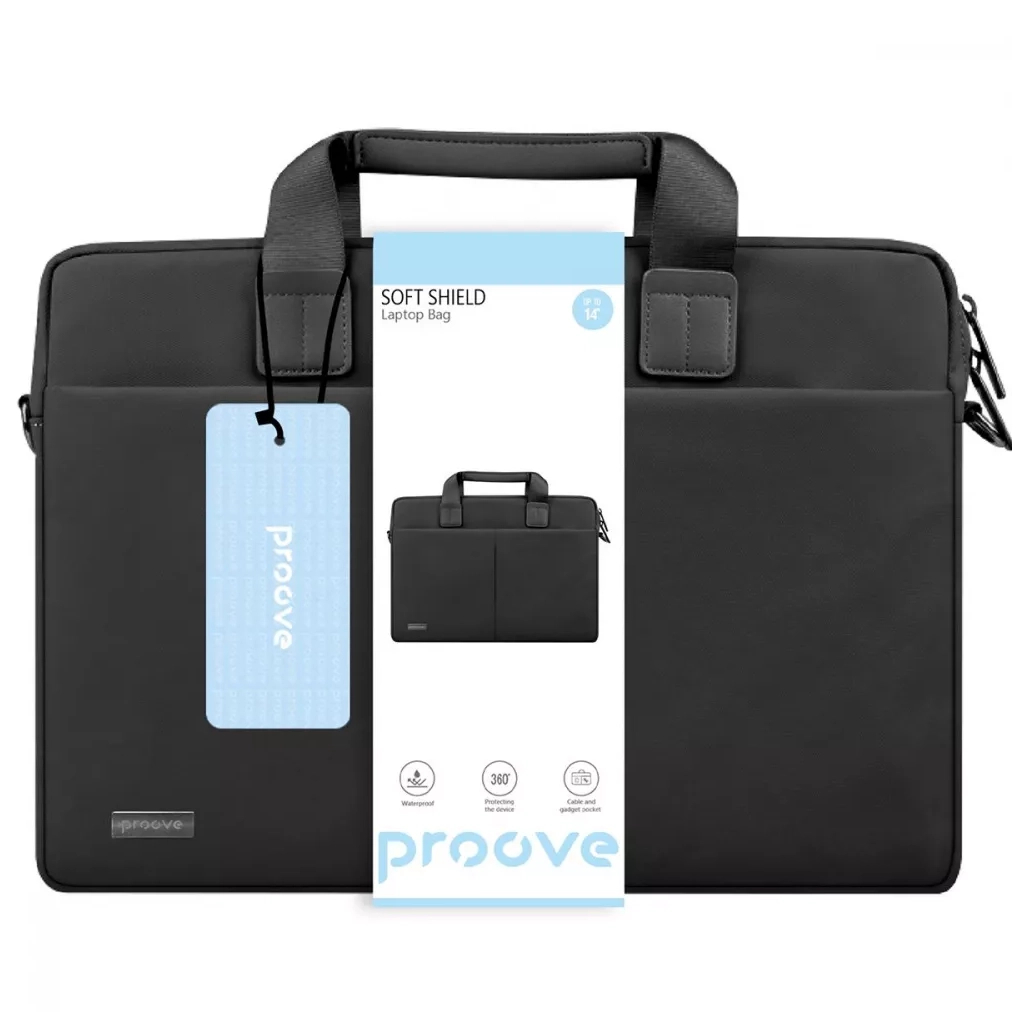 Сумка для ноутбука Proove 14 Soft Shield; gray (LBSS14000003) - зображення 6