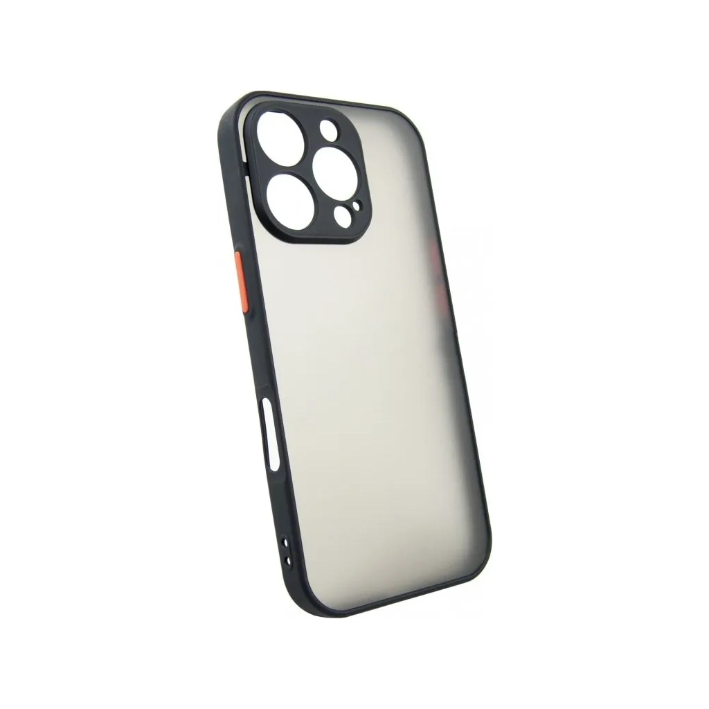 Чохол до мобільного телефона Dengos Matte iPhone 16 Pro (black) (DG-TPU-MATT-150) - зображення 2