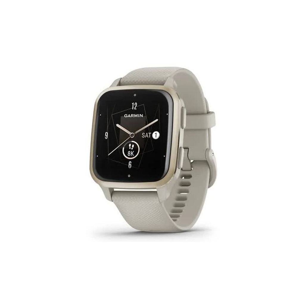 Смарт-годинник Garmin Venu Sq 2, Music, French Gray/Cream Gold (010-02700-12) - изображение 1