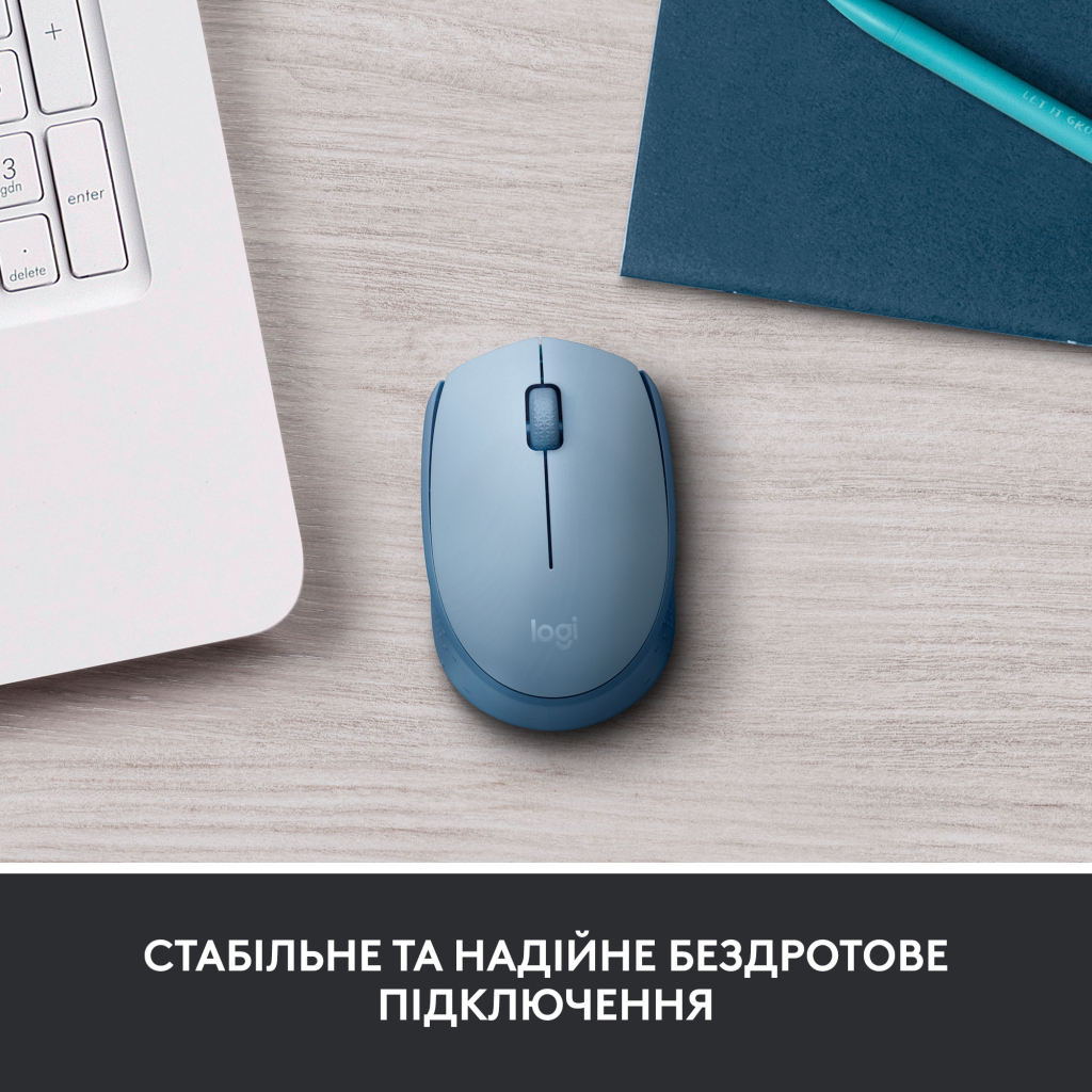 Мишка Logitech M171 Blue Grey (910-006866) - зображення 2
