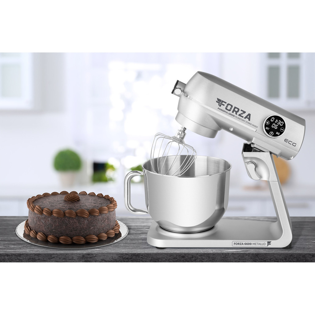 Кухонний комбайн ECG FORZA 6600 Metallo Argento - зображення 10