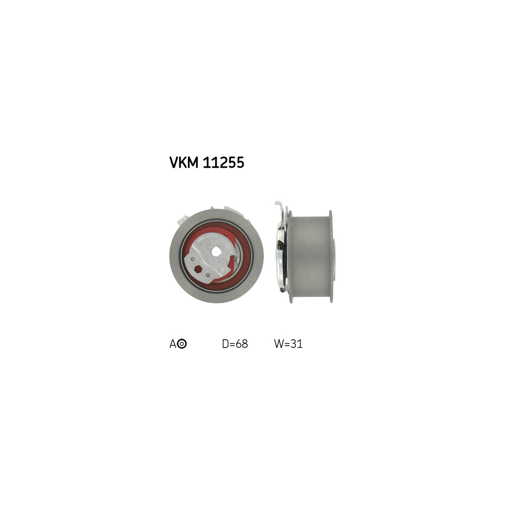 Ролик натягувача ременя SKF VKM 11255 - зображення 1