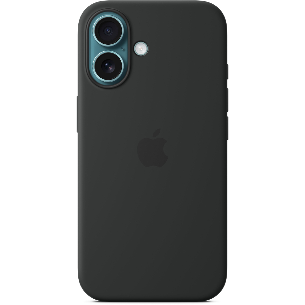 Чохол до мобільного телефона Apple iPhone16 Silicone Case with MagSafe - Black (MYY13ZM/A) - зображення 3