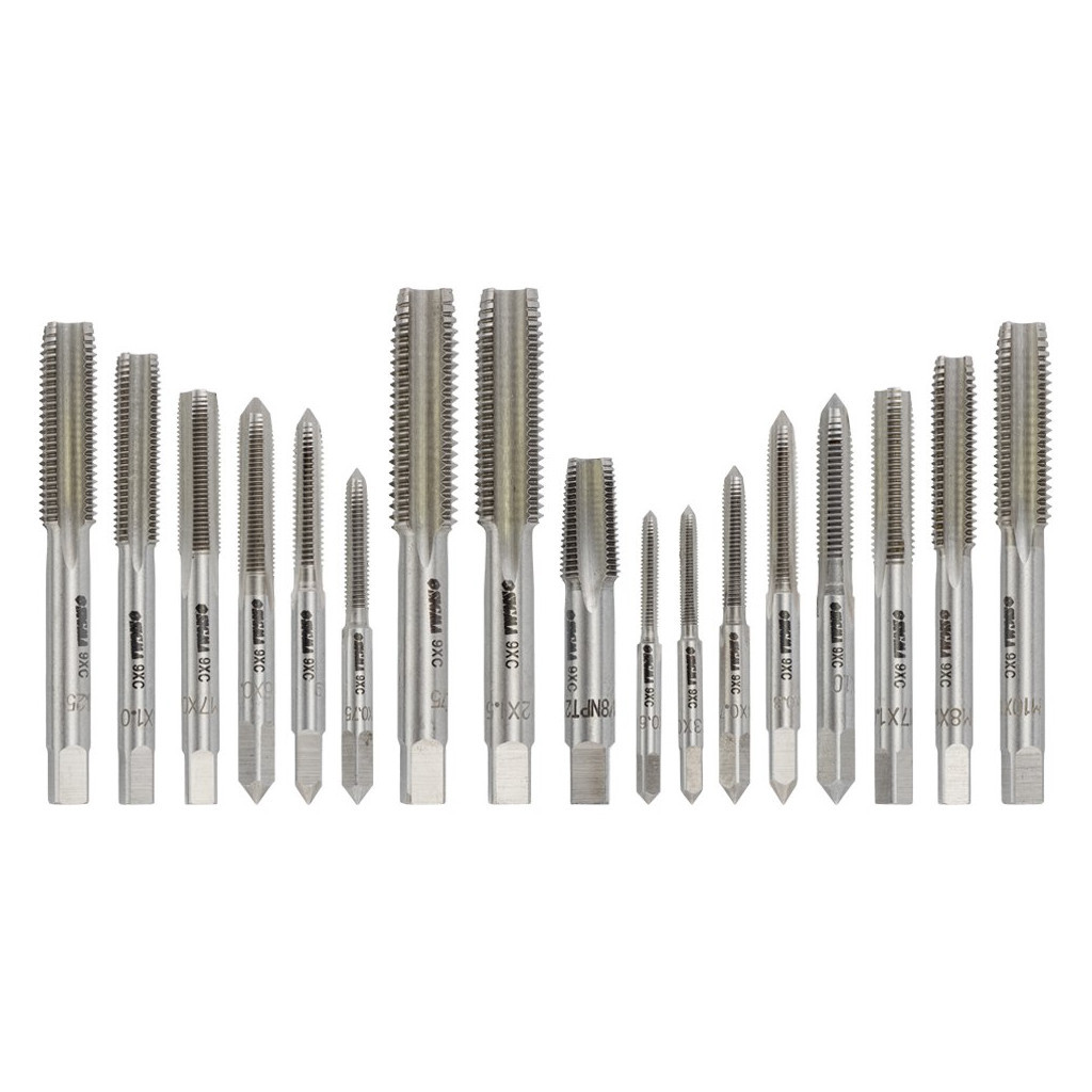 Набір мітчиків і плашок Sigma 40 предм., металевий кейс (1643251) - зображення 8