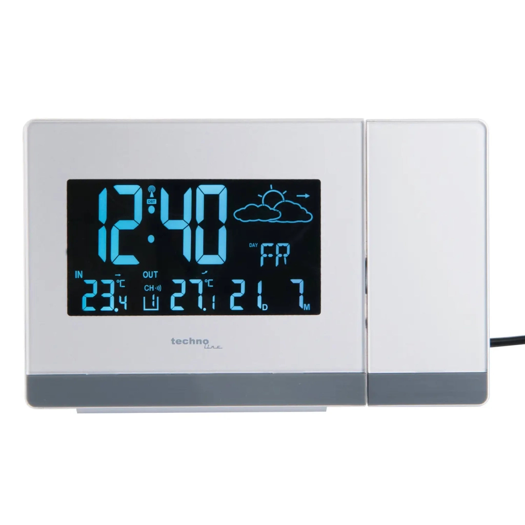 Настільний годинник Technoline WT549 проекційний White (DAS301195) - зображення 6