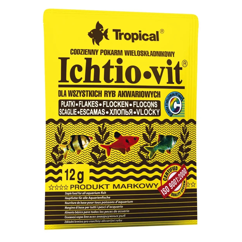 Корм для риб Tropical Ichtio-vit у пластівцях 60 мл (5900469744017) - зображення 1