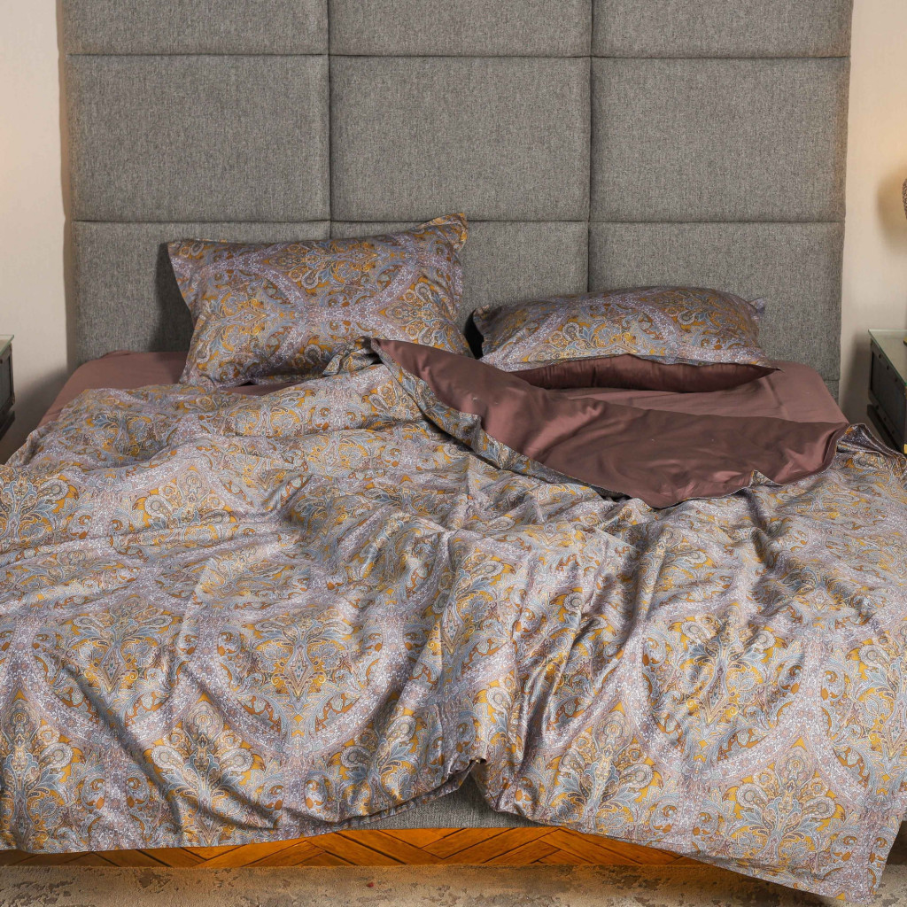 Постільна білизна Viluta Сатин Єгипетська бавовна 04 євро (04_EX_ev) - зображення 1