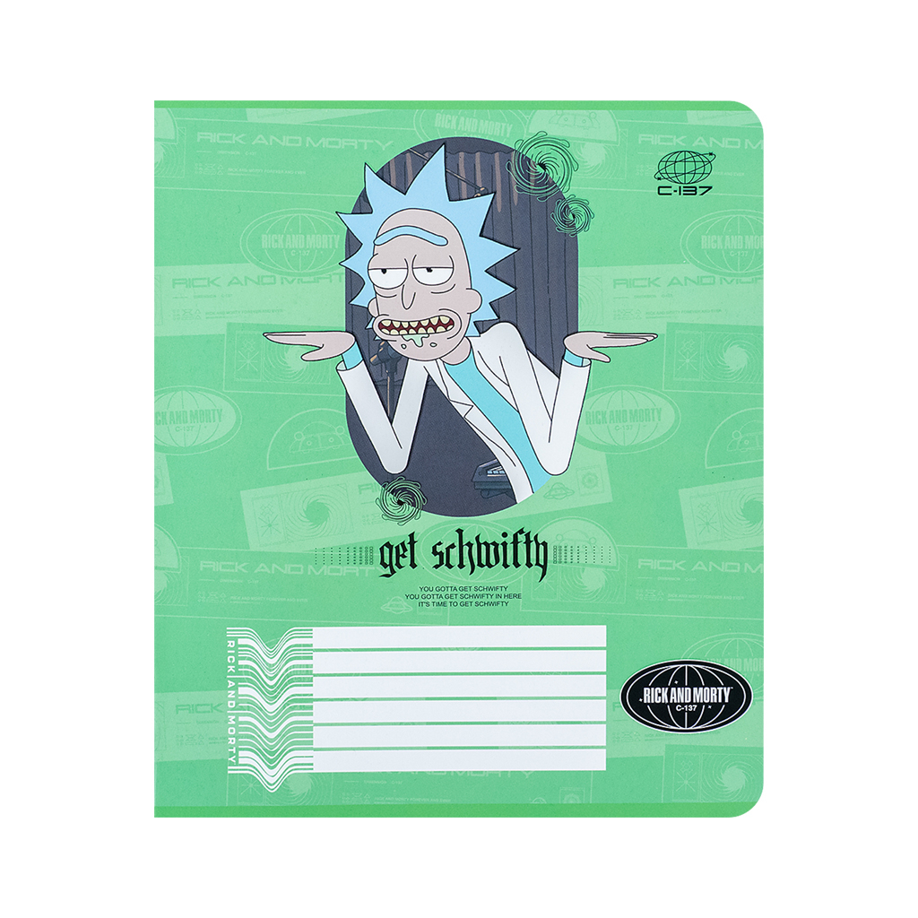 Зошит Kite Rick and Morty 18 аркушів, клітинка (RM24-236) - зображення 6